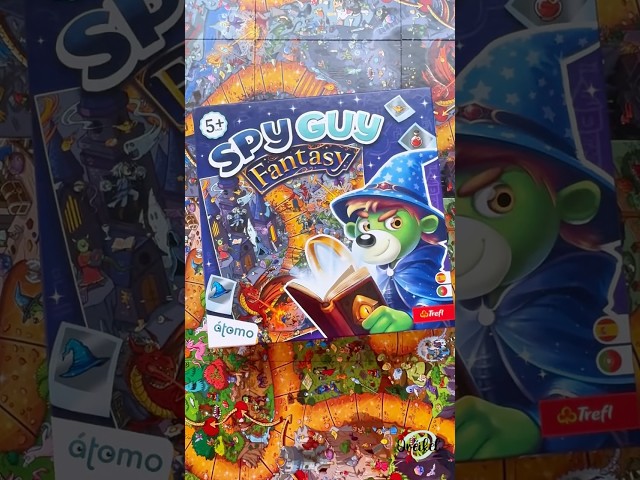 Vídeo relacionado con Trefl - Spy Guy Juego de Cartas - Juego cooperativo de observación, Juego de Bolsillo para la Familia, Búsqueda de Pistas, para Adultos y niños a Partir de 5 años