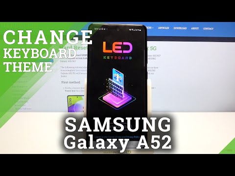 How to Download LED Keyboard on SAMSUNG Galaxy A52 – Apply LED Keyboard