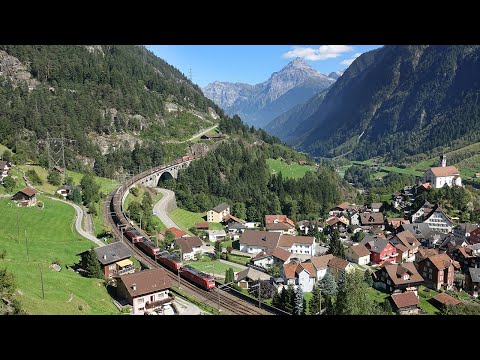 Gotthardbahn Teil 4 Pfaffensprung-Wassen-Göschenen