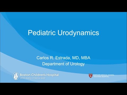 10.26.2020 Urology COViD Didactics - Pediatric Urodynamics