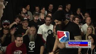 World Axe Throwing Championship Quarterfinals 2018 | Eric Enriquez, Bad Axe Throwing Denver
