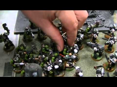 Warhammer 40K 6th Edition Battle Report: Goth Orks vs. Black Templars (Travis vs. Brandon)