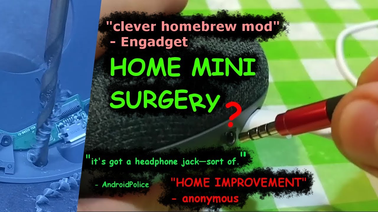 How to Add Headphone Audio Port to Google Home Mini