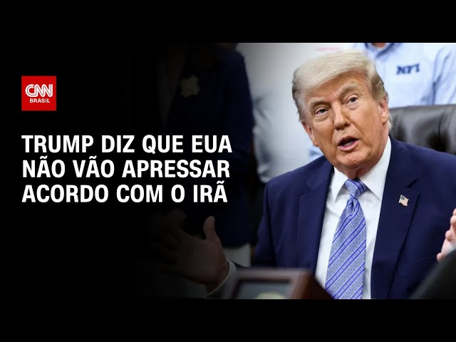 Trump diz que bloqueio ao Irã continua até acordo ser assinado | AGORA CNN