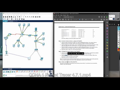 CCNA 1 Packet Tracer 4.7.1 بالعربي