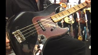 Video thumbnail for Sound Sample Fender Custokm Shop / 1968 Jazz Bass Journeyman Relic -Aged Black- by BASS PLANET CHANNEL