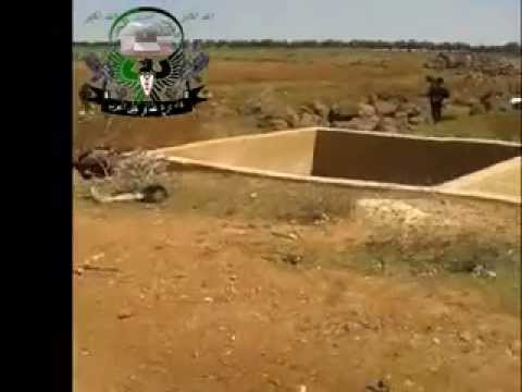 تمشيط منطقة الطيرة التابعة لمحافظة درعا من قبل لواء درع عشائر جبل العرب