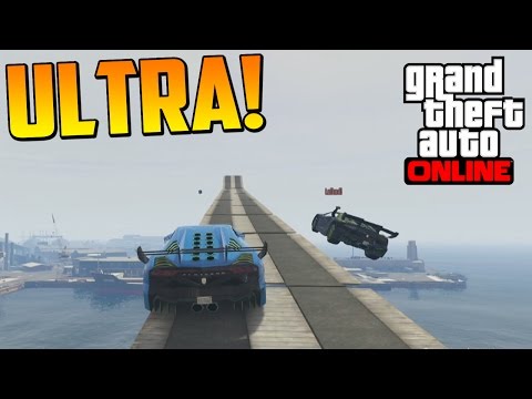 ACROBACIA MEGA RARA! + SÚPER RAMPAS! - Gameplay GTA 5 Online Funny Moments (Carrera GTA V PS4)