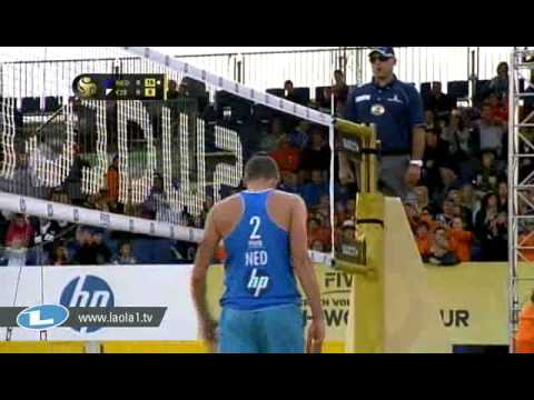 Nummerdor-Schuil NED [8] Benes P.-Kubala CZE [6] Main Draw Semifinal Hague HP Beach Open 2011 Men