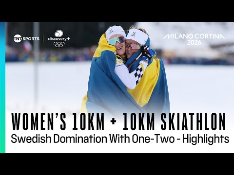 SWEDISH GOLD! 🇸🇪 | Women's 10km + 10km Skiathlon Highlights | Winter Olympics 2026