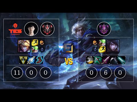 TES Photic Ezreal vs Aphelios Bot - KR GrandMaster Patch 10.11