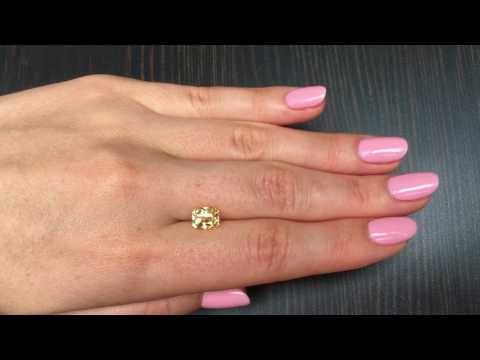 Bright radiant cut unheated yellow sapphire 3.12 ct order