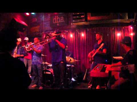 Corey Henry "Boe Money" and The Treme Sound Effects at D.B.A. in New Orleans.