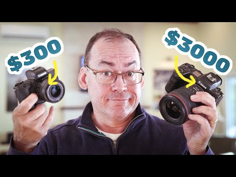 Can money buy better photos? $300 vs $3000 camera test.