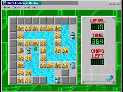 CCLP3 level 18 solution - 345 seconds