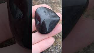 Obsidián stříbrný srdce 31g