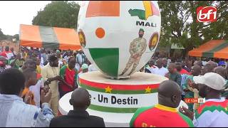 Guiriko : La CNAVC rend hommage aux présidents de l'AES à travers l'inauguration d'un  rond-point