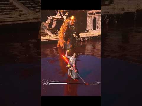 Max Level Wukong VS Tiger Vanguard 🔥 Black Myth Wukong Gameplay 🔥 #blackmythwukong #wukonggameplay