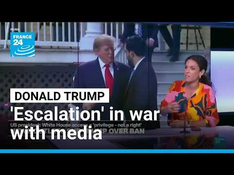 Media ban 'an escalation even for Trump'