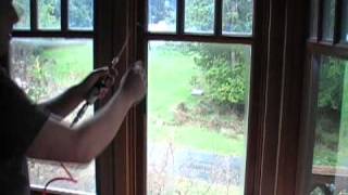 Moisture Removal from a dual pane window