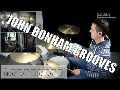 Top 5 Bonham Grooves - Daily Drum Lesson