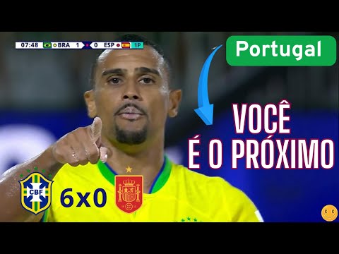 Brasil 6 x Espanha 0 - futebol de areia 2025. Portugal é o próximo adversário.