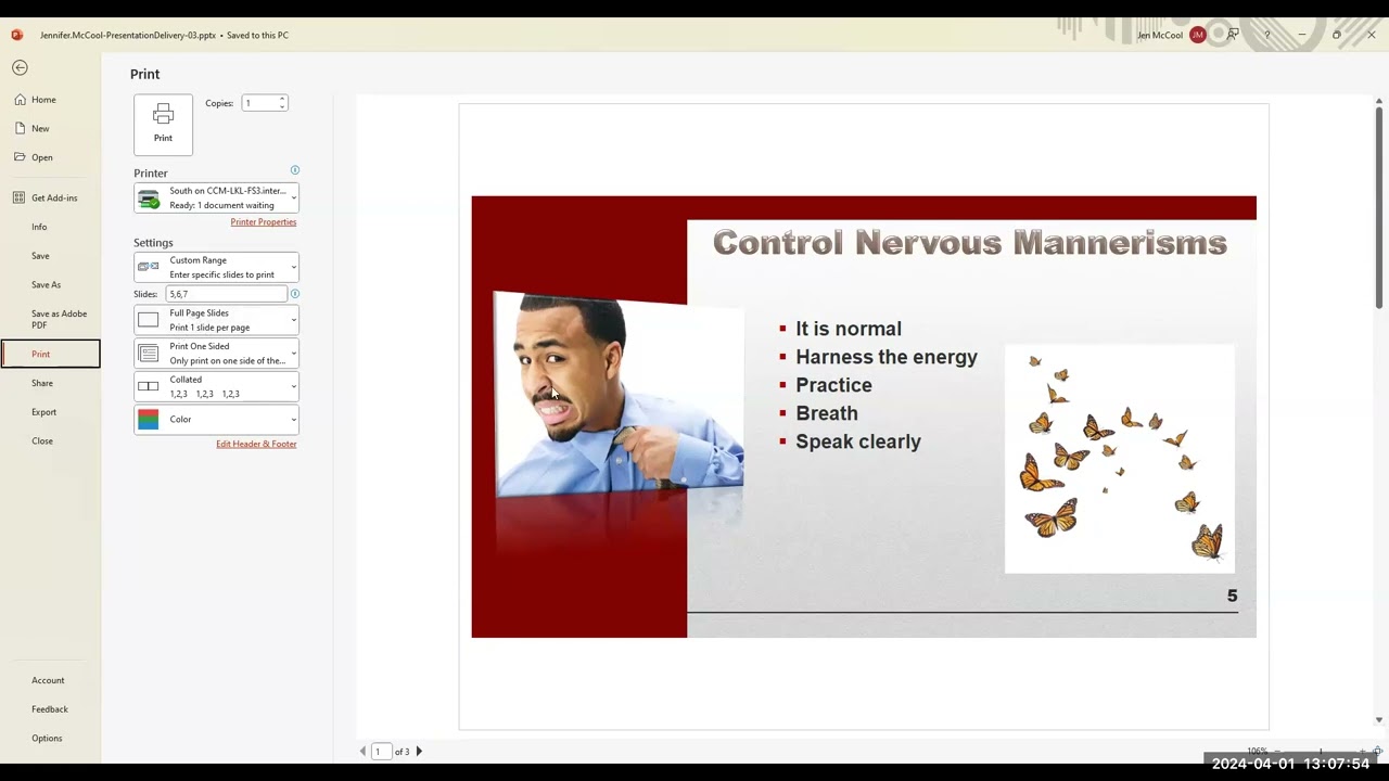 PowerPoint - Chapter 3 PowerPoint Project