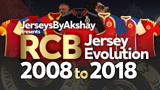 RCB Jersey Evolution | 2008-2018