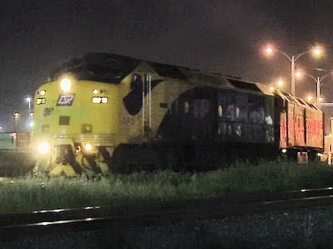Quad CLP/CLF lashup departing Dynon - Long Australian Freight Train - PoathTV