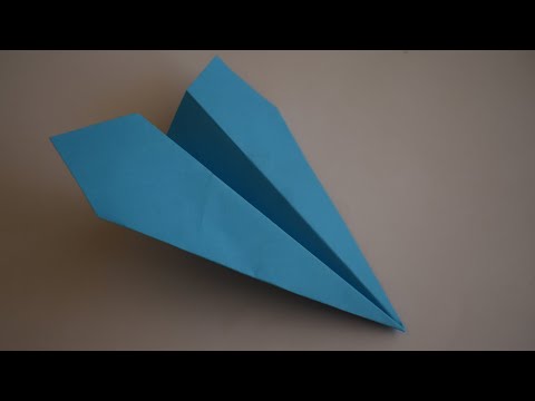 Easy Paper Airplane in 1 Minute! (60 Seconds) | Paper Origami | Flies 100+ Feet!