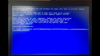 My Laptop is Restarting with Startup Blue Screen :: Solution