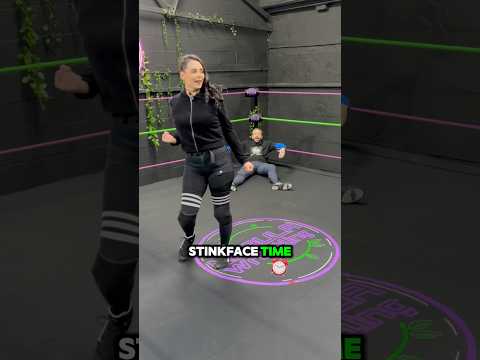 STINKFACE TIME! 😱😂💖🙌 #stinkface #wwe #prowrestling
