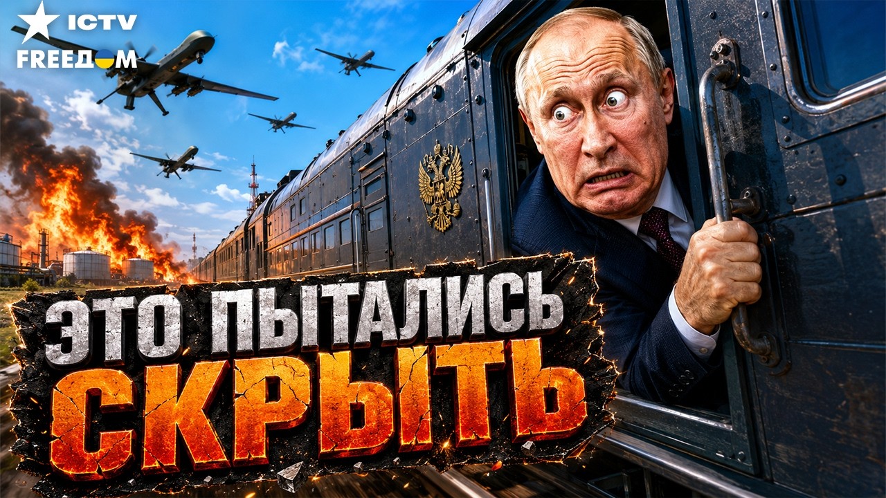 ДРОНЫ ЗАГНАЛИ ПУТИНА В БРОНЕПОЕЗД! Дальше началось самое интересное