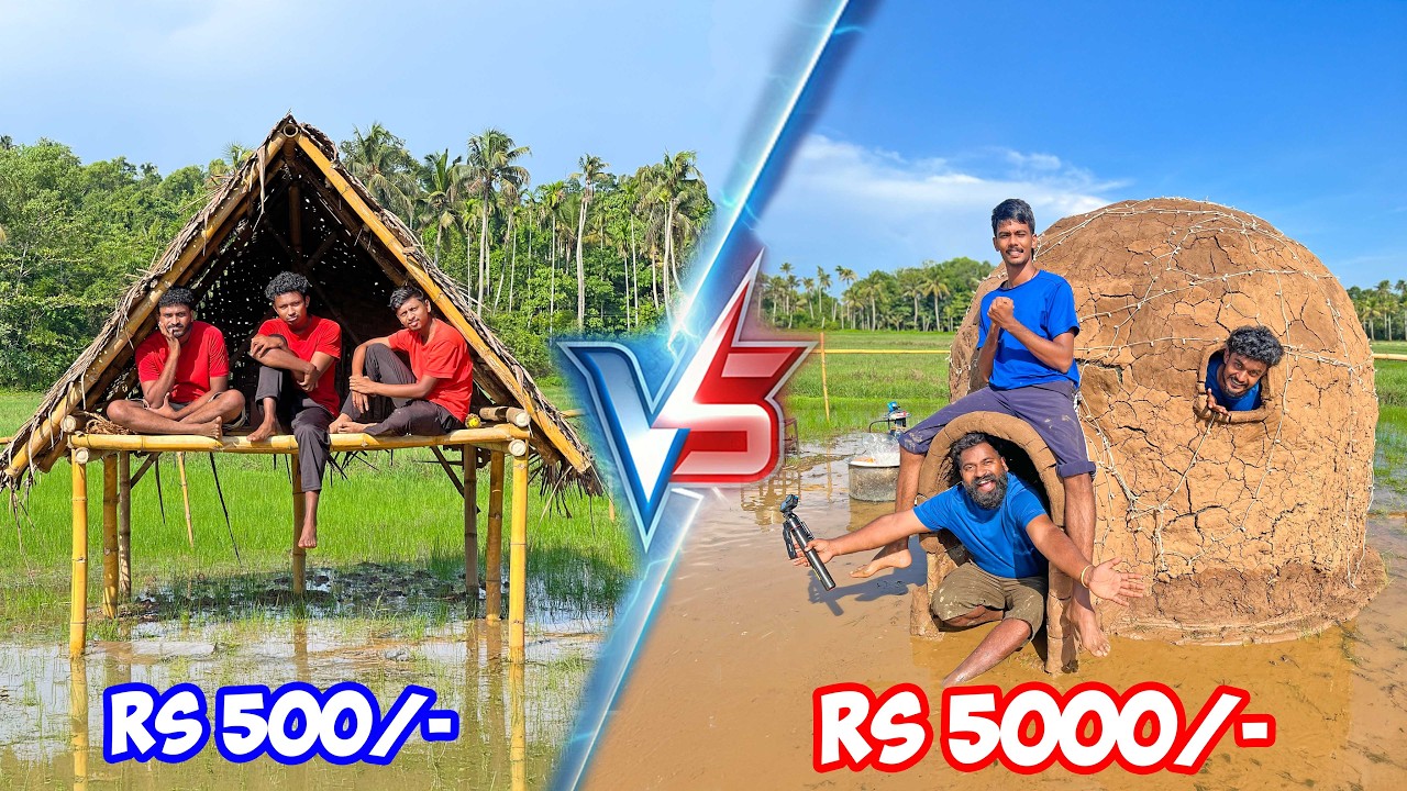Low To High Budget Survival Camping Challenge | Camping പണക്കാരും പാവങ്ങളും | M4 Tech |