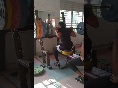 2nd Session🎯|| Weight training✅|| #javelin #squat #viral