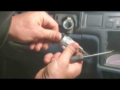 Toyota ignition lock replacement.  The EASY way!