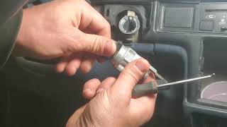 Toyota ignition lock replacement.  The EASY way!