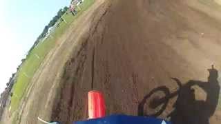 preview picture of video '1995 Honda CR125 AMA Vintage National Sunset Ridge MX Non Current 125B/C Moto #1 Walnut IL. Aug. '14'