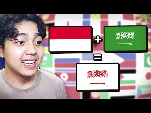 This is what it would look like if all the flags of the world were combined.