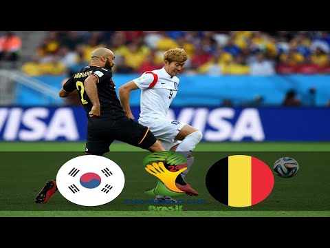Korea Republic vs Belgium 2014 FIFA World Cup Brazil Match 48