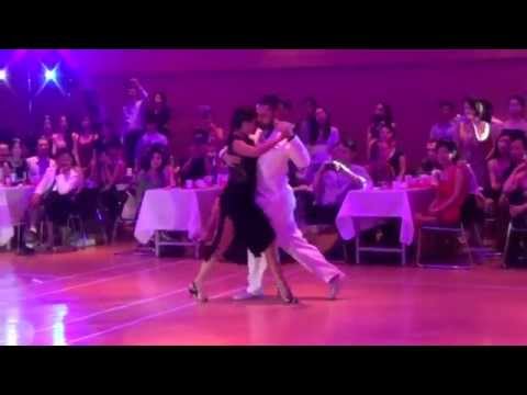  Fatima Vitale  and  Javier Rodriguez  are  dancing  at  Taipei Tango Festival  in  2015