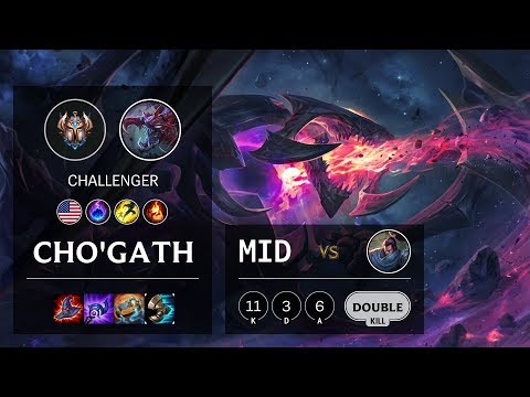 Cho'Gath Mid vs Yasuo - NA Challenger Patch 10.5