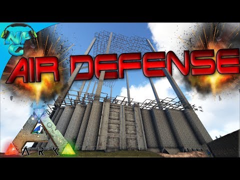 Building the ULTIMATE Air Raid Defense Structure! ARK: Survival Evolved Ragnarok PVP E19