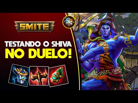 Testando o Shiva no DUEL! Vai ser OP! SHIVA - ⚡ Smite BR Ranked Duelo