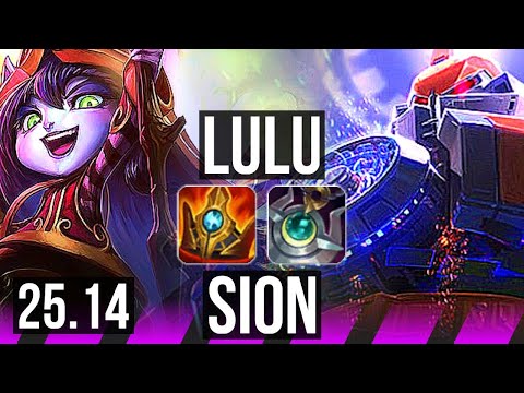 LULU & Miss Fortune vs SION & Viktor (SUP) | KR Master | 25.14