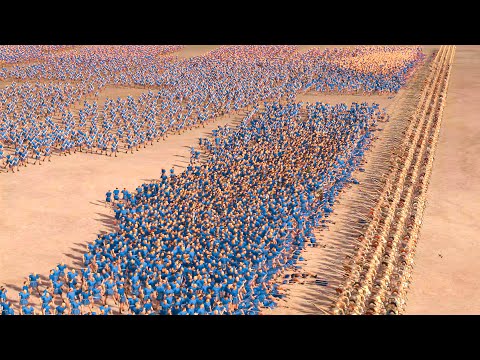 1000 Men PHALLANX WALL vs 15000 PLEBS - Total War ROME 2