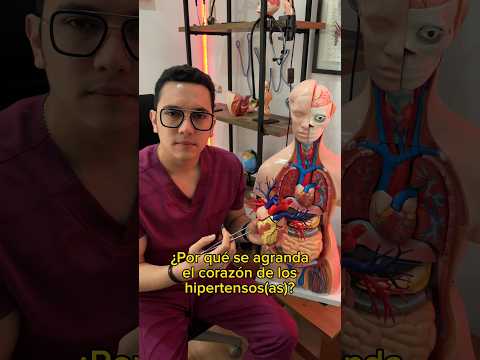 Why does the heart enlarge in people with high blood pressure? Part 1 | Dr. William Guerrero. #me...