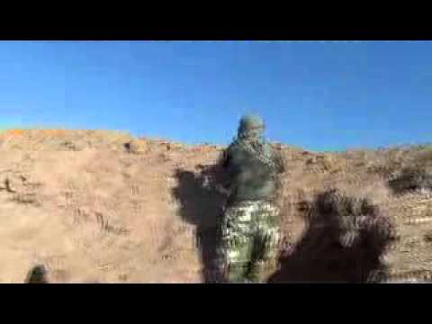 التصدي للطيران الحربي في سماء مطار دير الزور العسكري من قبل كتيبة الشيخ مطلق العتيبي