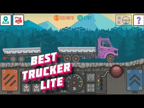 I play Best Trucker Lite transferring oil to a plastic factory on a new truck