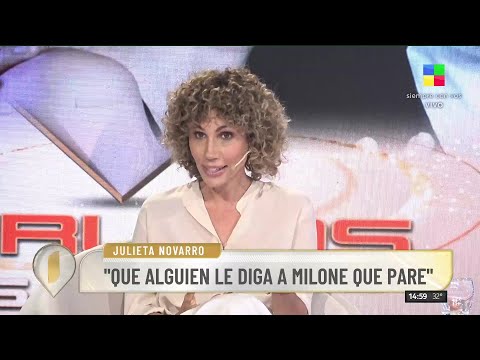 EXCLUSIVO | Por primera vez habla Julieta Novarro: "Cecilia Milone tendría que ir a terapia"